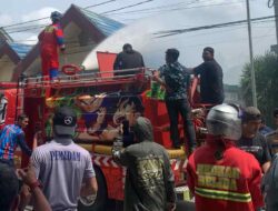 Kamar Karyawan Restoran Seafood Terbakar, Damkar Kukar Gerak Cepat Padamkan Api