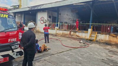 Kebocoran Pipa Gas Diduga Jadi Pemicu Kebakaran di PT Samator Samboja Barat