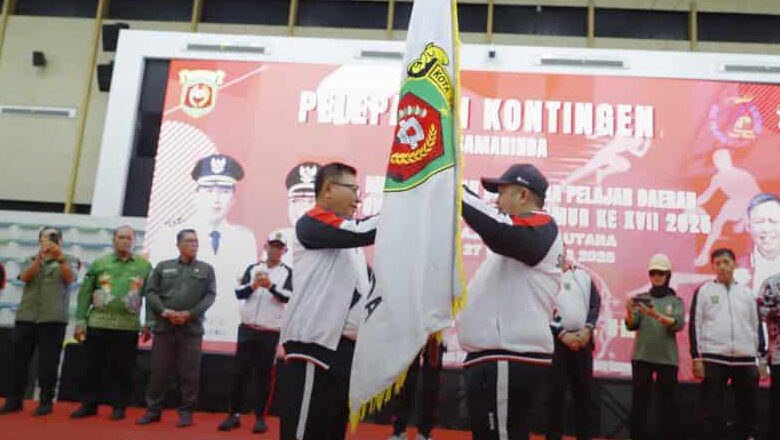 Dilepas Wawali, Kontingen Samarinda Bidik Juara Umum Popda XVII Kaltim di PPU