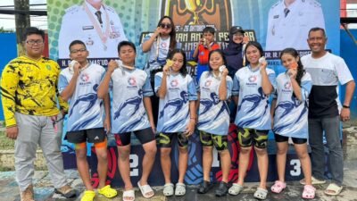 Perenang Muda Kutim Sabet 20 Medali di Kejuaraan Akuatik Antar Pelajar Se-Kaltim