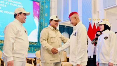 Lepas Kontingen SEA Games 2025, Prabowo Harap Kumandangkan Indonesia Raya Sebanyak-banyaknya