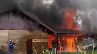 Tiga Anak Tewas dalam Kebakaran Rumah di Sungai Meriam Kecamatan Anggana
