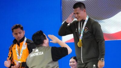 Rizki Juniansyah Dulang Emas Indonesia dan Pecahkan Rekor Dunia di SEA Games 2025