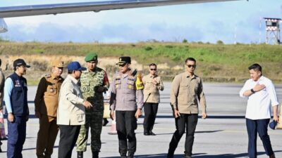 Presiden Prabowo Tiba di Sumatera Utara, Minta Penanganan Bencana Dilakukan Cepat dan Menyeluruh