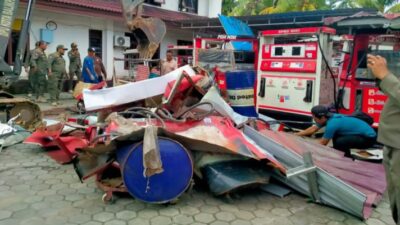 Satpol PP Balikpapan Musnahkan Ribuan Miras dan Puluhan Pom Mini Ilegal