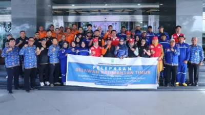Bantu Penanganan Bencana, Pemprov Lepas 37 Relawan Kaltim Peduli ke Aceh Tamiang