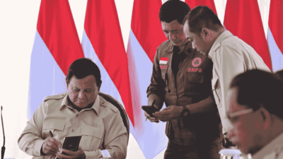 Prabowo Klaim Pemerintah Serius Tangani Bencana Meski Tak Tetapkan Status Nasional