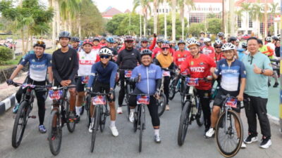 Gowes Jadi Rangkaian Pemkab Kukar Peringati Peristiwa Perjuangan di Sangasanga