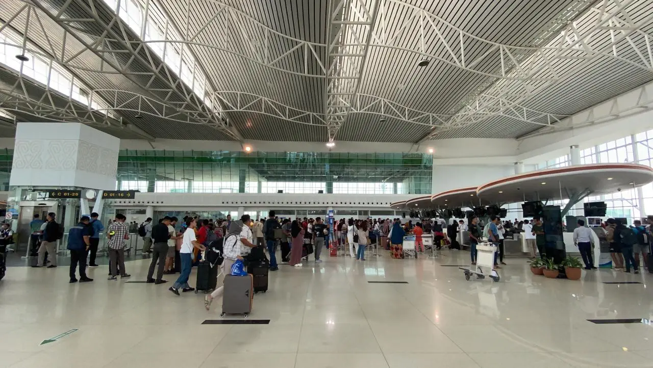 Bandara Sepinggan Catat Pergerakan 360 Ribu Lebih Penumpang Saat Nataru