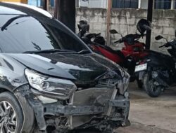 Kecelakaan Beruntun di Jalan Mulawarman, Tujuh Motor Ditabrak