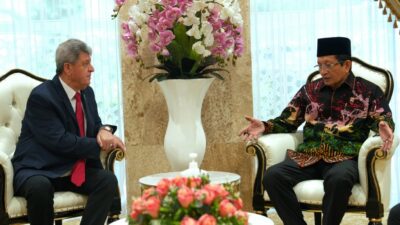 Terima Dubes Palestina, Menag Tegaskan Dukungan Indonesia Tak Pernah Surut