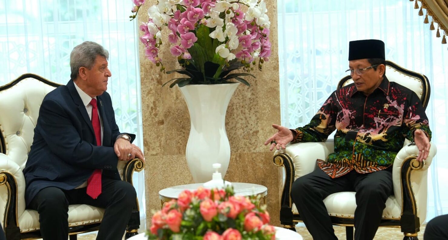 Terima Dubes Palestina, Menag Tegaskan Dukungan Indonesia Tak Pernah Surut