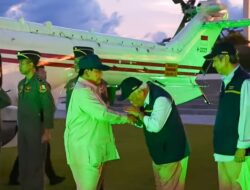 Presiden Prabowo Tiba di IKN, Pastikan Proyek Ibu Kota Baru Berjalan Sesuai Target