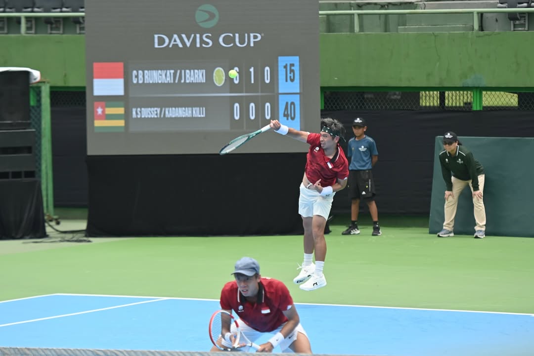 Kalahkan Togo 4-0, Tim Indonesia Lolos ke Grup II Dunia Piala Davis 2026