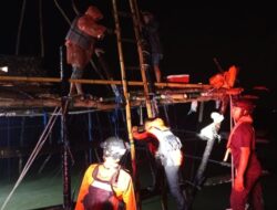 Cuaca Buruk, 12 Pemancing Termasuk Anak 4 Tahun Terjebak di Laut Balikpapan