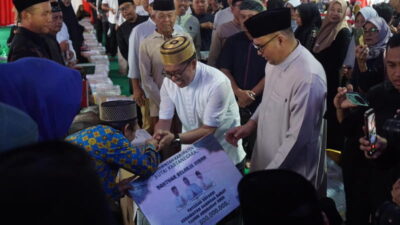 Ribuan Warga Bukber di Samboja, Wabup Kukar Sebut Program Pendidikan dan Kesehatan Aman