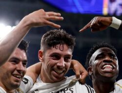 Valverde Hattrick, Real Madrid Menang Telak atas Manchester City