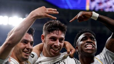 Valverde Hattrick, Real Madrid Menang Telak atas Manchester City