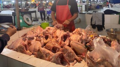 Harga Pangan di Pasar Mangkurawang Mulai Turun Selepas Lebaran