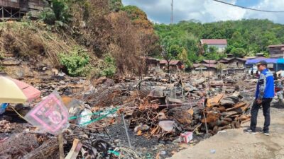 Ratusan Warga Kutim Terdampak Bencana Kebakaran di Desa Batu Timbau