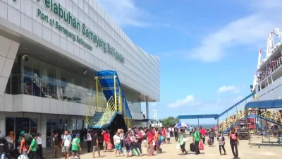 Arus Balik di Pelabuhan Semayang Balikpapan Catat Lonjakan Penumpang