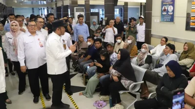 Gubernur Kaltim Sidak RSUD Kanujoso, Lonjakan Pasien hingga 40 Persen Usai Lebaran