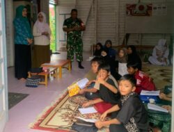 Sasar Pelajar Kurang Mampu, Program Bimbingan Belajar dari TNI Hadir di Tenggarong