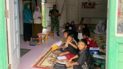 Sasar Pelajar Kurang Mampu, Program Bimbingan Belajar dari TNI Hadir di Tenggarong