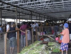 Ratusan Kios Sementara Pasar Segiri Rampung Dibangun Pascakebakaran