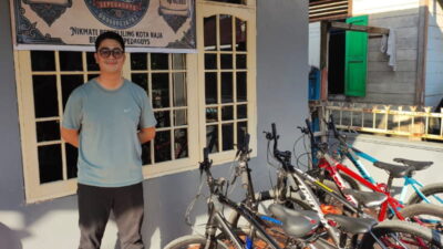 Berawal FOMO, Hobi Gowes Bawa Riswan Buka Usaha Rental Sepeda Gunung di Tenggarong