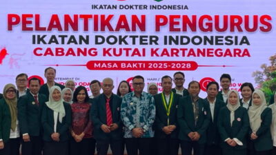 Pengurus IDI Kukar Dilantik, Siap Isi Kekosongan Dokter di Daerah Terpencil