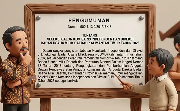 Isi Sejumlah Posisi Strategis, Pemprov Kaltim Buka Seleksi Komisaris Independen dan Direksi BUMD