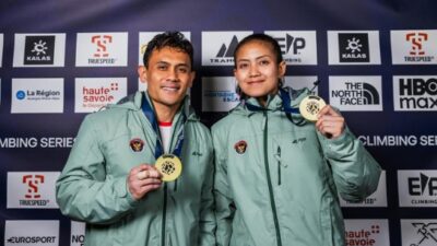 Panjat Tebing Indonesia Kawinkan Emas Speed di World Climbing Series Chamonix