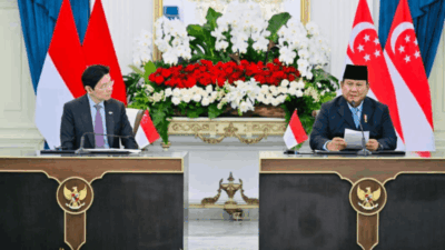 Indonesia dan Singapura Sepakat Jaga Perdamaian Kawasan Selat Malaka sebagai Jalur Strategis