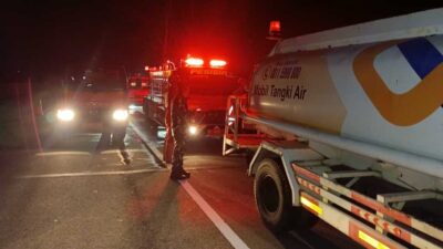 Tiga Hektare Lahan Gambut Terbakar di KM 31 Tol Samarinda-Balikpapan