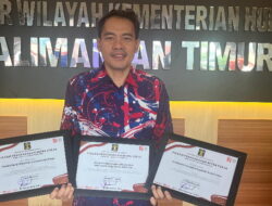 Dukung Program Nasional, Kutim Raih Tiga Penghargaan Mitra Kerja Kementerian Hukum