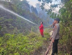 Karhutla di Sekitar Tol Balsam, 10 Hektare Semak Belukar Terbakar
