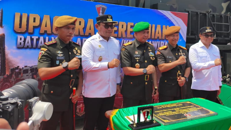 Perkuat Pertahanan Kaltim, Yonarmed 22/Kesumawira Diresmikan di Kukar 