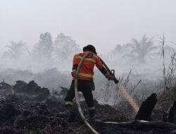 Karhutla Muara Leka Belum Padam, Perusahaan Sebut Api dari Aktivitas Warga