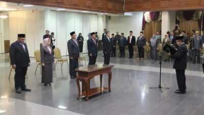 Bupati Kutim Lantik Lima Pejabat Eselon II Pemkab, Siapa Saja?