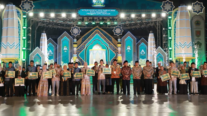 Ungguli Tuan Rumah Jateng, Kaltim Raih Gelar Juara Umum MTQ Nasional 2026