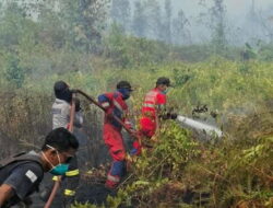 Duh, Petugas Karhutla Kukar Mulai Jatuh Sakit Usai Berhari-hari Padamkan Api