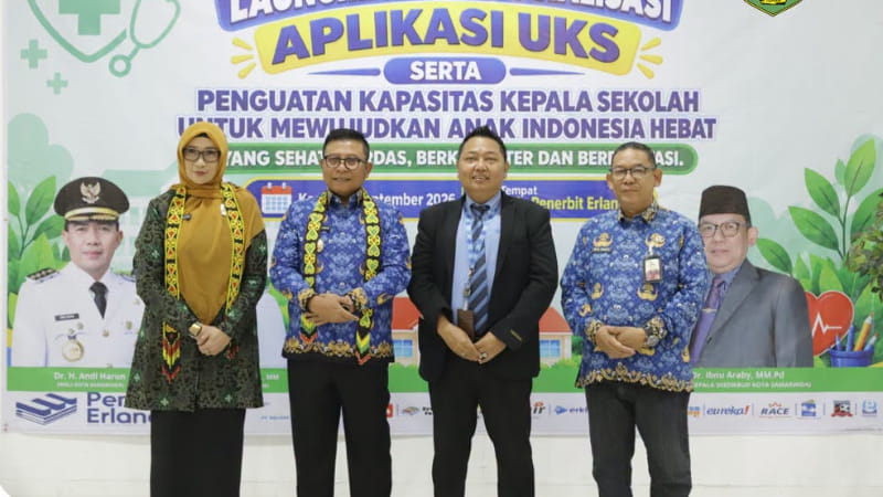 Perkuat Gerakan Sekolah Sehat, Pemkot Samarinda Luncurkan Aplikasi UKS/M