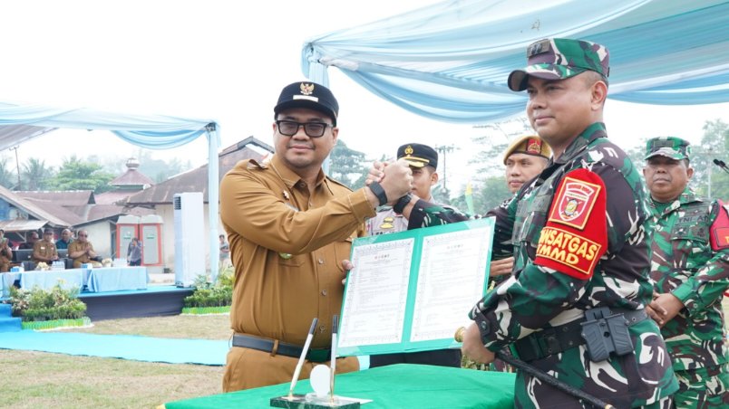 TMMD Ke-130 Kukar Bangun Jalan Usaha Tani untuk Dukung Seratus Hektare Lahan