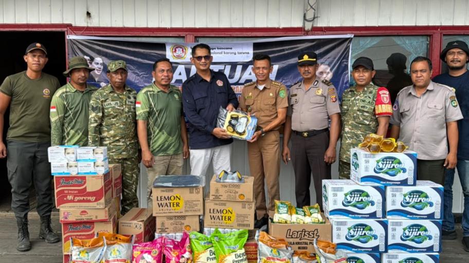 Camat Muara Kaman Apresiasi Bantuan Oksigen hingga APD untuk Relawan Karhutla