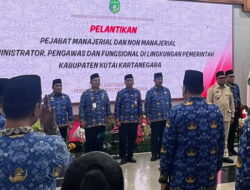 Lantik Puluhan Pejabat, Pemkab Kukar Percepat Pengisian Jabatan Kosong