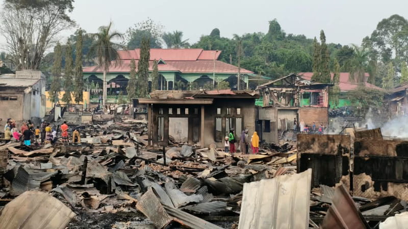 151 Jiwa Terpaksa Mengungsi Imbas Kebakaran di Kelurahan Melayu Tenggarong